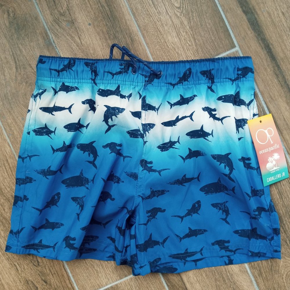 Ocean Pacific Boardshorts - "Shark Frenzy"